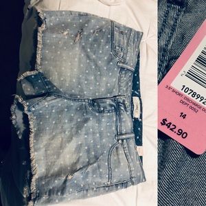 Torrid size 14 Polk a dot short NWT